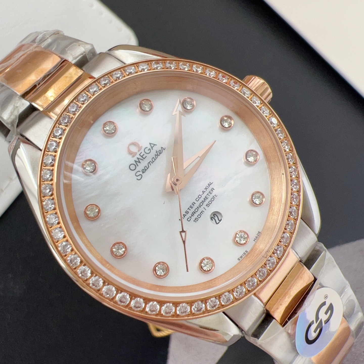 オメガ「Omega」アクアテラ 34mm マスタークロノメーター