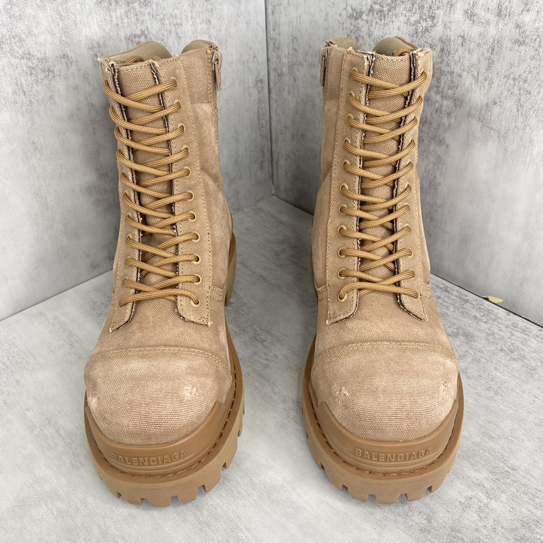 バレンシアガ「Balenciaga」バレンシアガ ストンパー ジップドブーティ / レザーブーツ