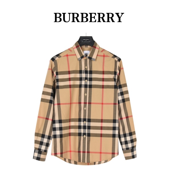 [Copy]Burberry / バーバリーのクラシックな小チェック柄シャツ