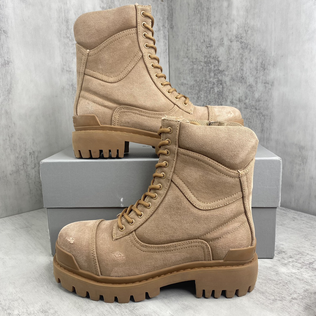 バレンシアガ「Balenciaga」バレンシアガ ストンパー ジップドブーティ / レザーブーツ