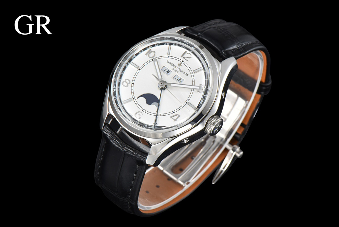 ヴァシュロン・コンスタンタン「Vacheron Constantin」フィフティシックス 全日歴ムーンフェーズ 自動巻き 腕時計 40mm