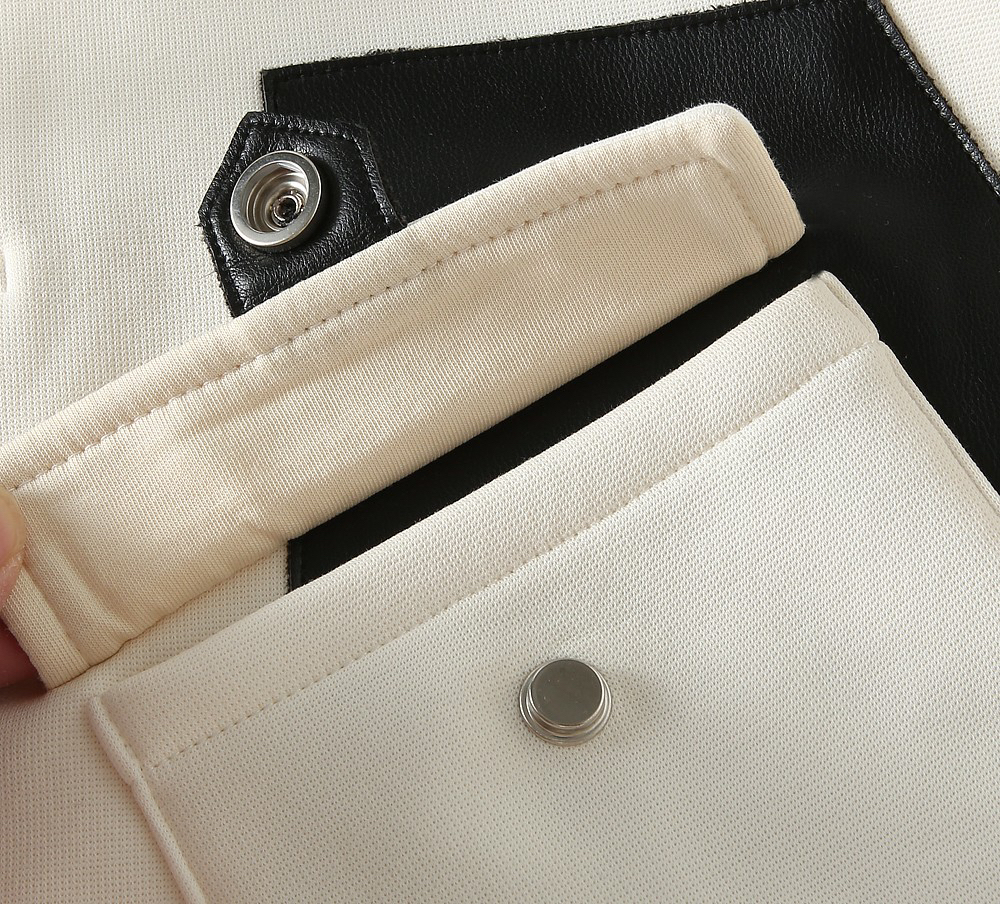 エルメス「Hermès」Empreintes Sellier Cuir 新型フード付きスウェットシャツ