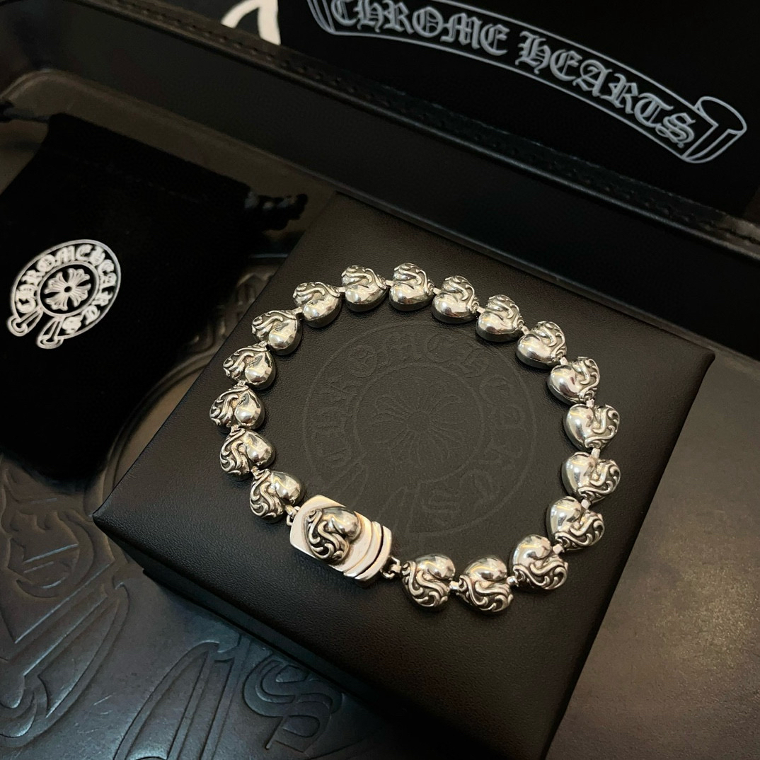 クロムハーツ「Chrome Hearts」ブレスレット - ヴィンテージ＆ロックテイスト ペア用