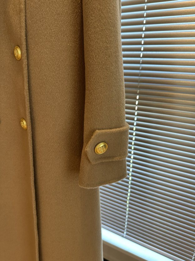 エルメス「Hermès」Retro Seris カシミアのスリムコート