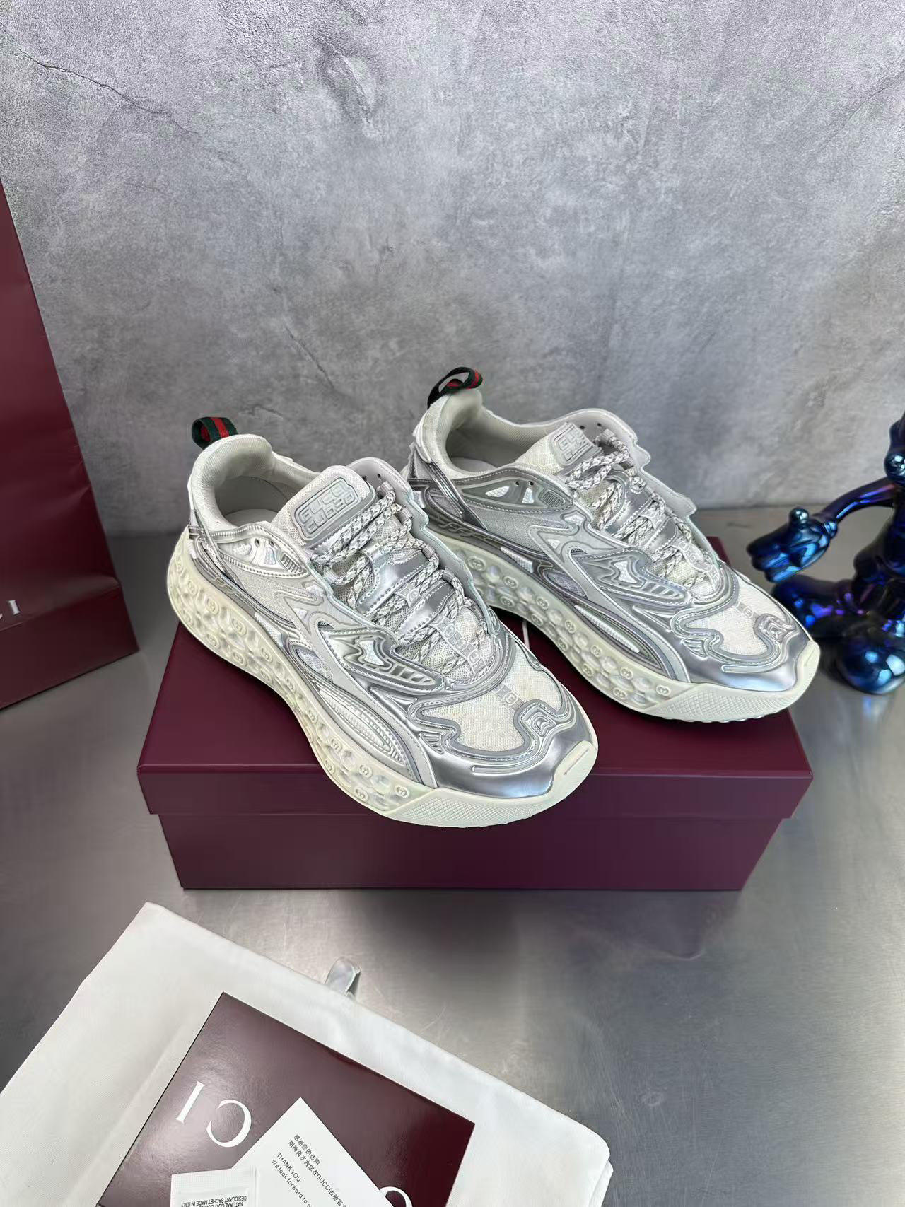 グッチ「Gucci」グッチ cub3d スニーカー / メンズレザースニーカー