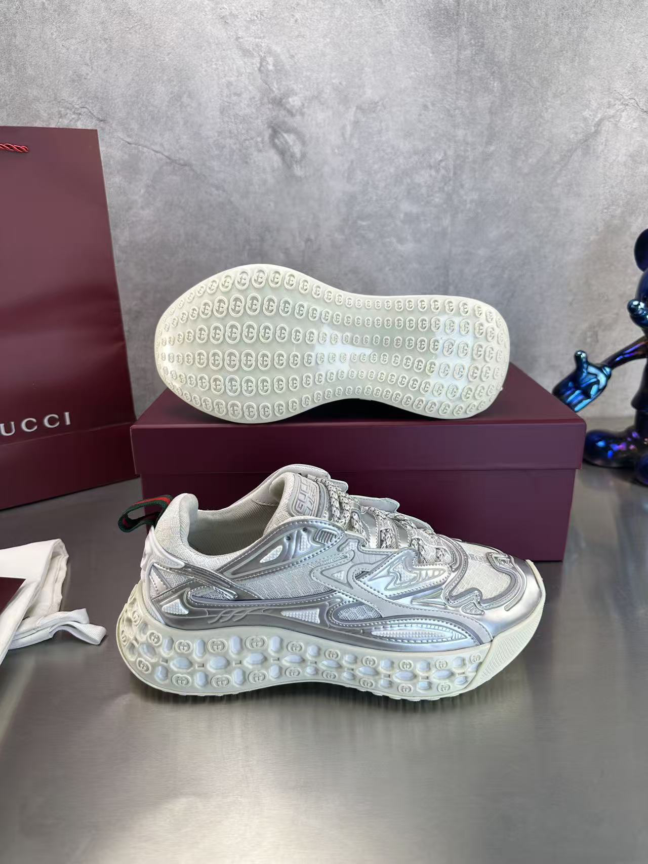 グッチ「Gucci」グッチ cub3d スニーカー / メンズレザースニーカー