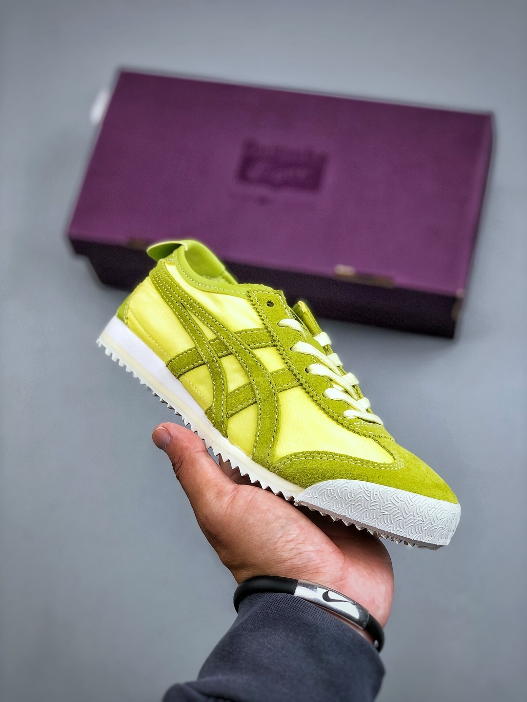 オニツカタイガー「Onitsuka Tiger」メキシコ66 NM スリッポン レザー スニーカー