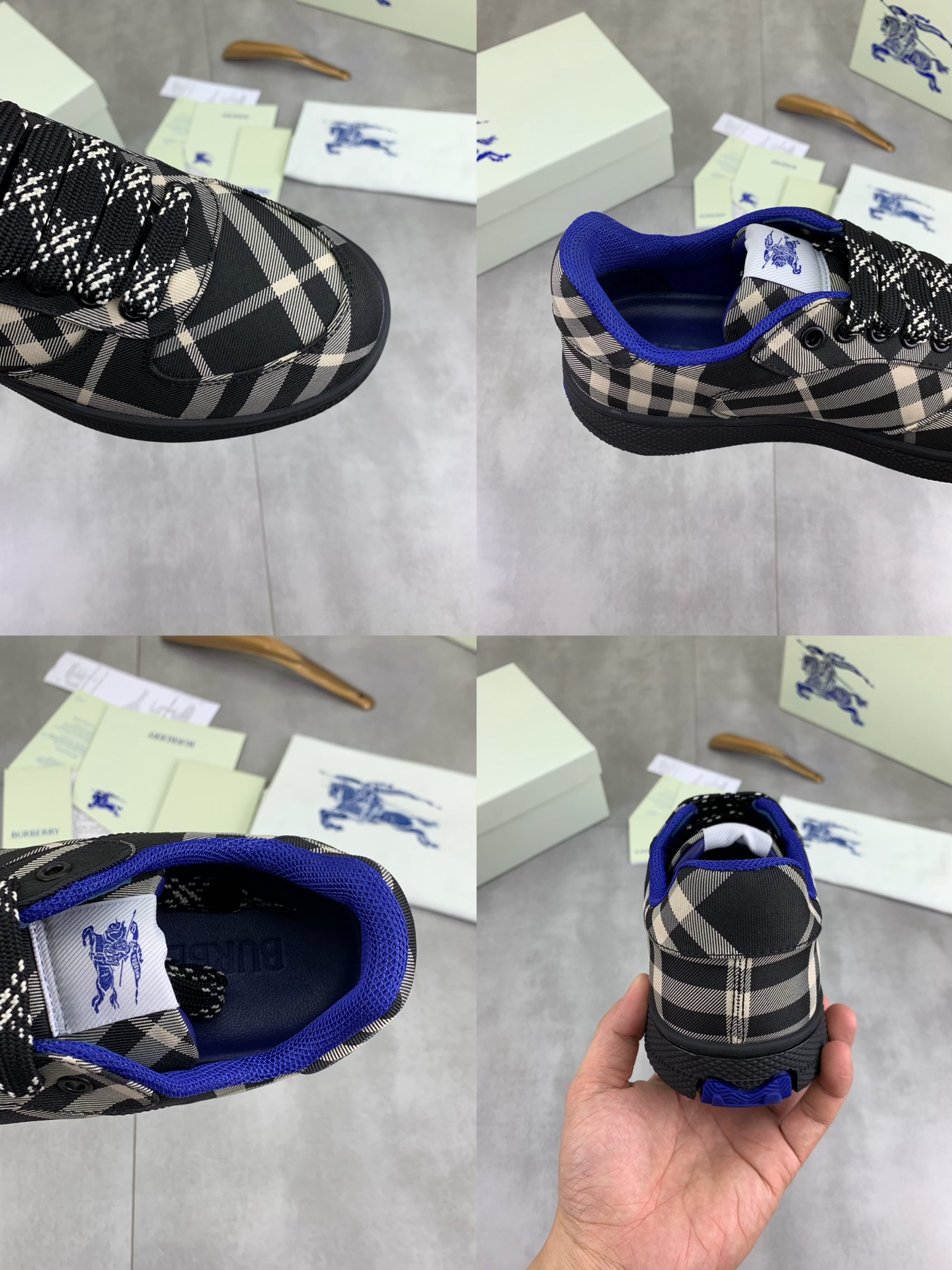 バーバリー「Burberry」バーバリー テラス スニーカー / レザースニーカー