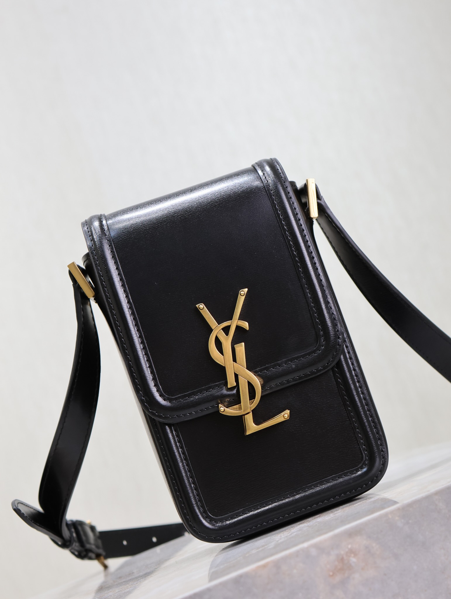 2026サンローラン「Saint Laurent SOLFERINO ミニ レザー ショルダーバッグ