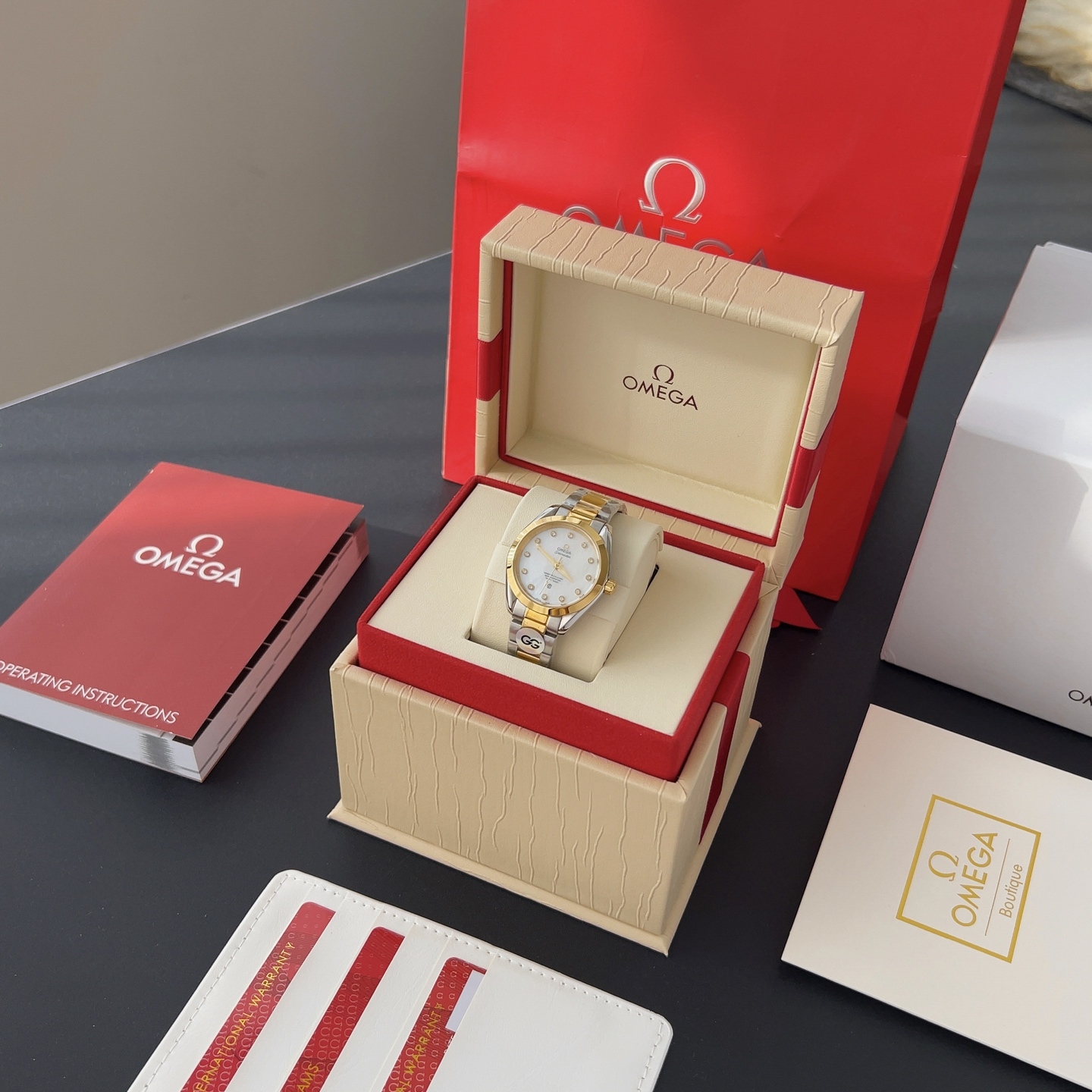 オメガ「Omega」アクアテラ 34mm マスタークロノメーター