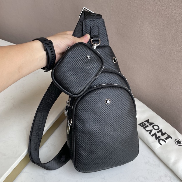 モンブラン 「Montblanc」モンブラン メンズレザーチェストバッグ / クロスボディバッグ