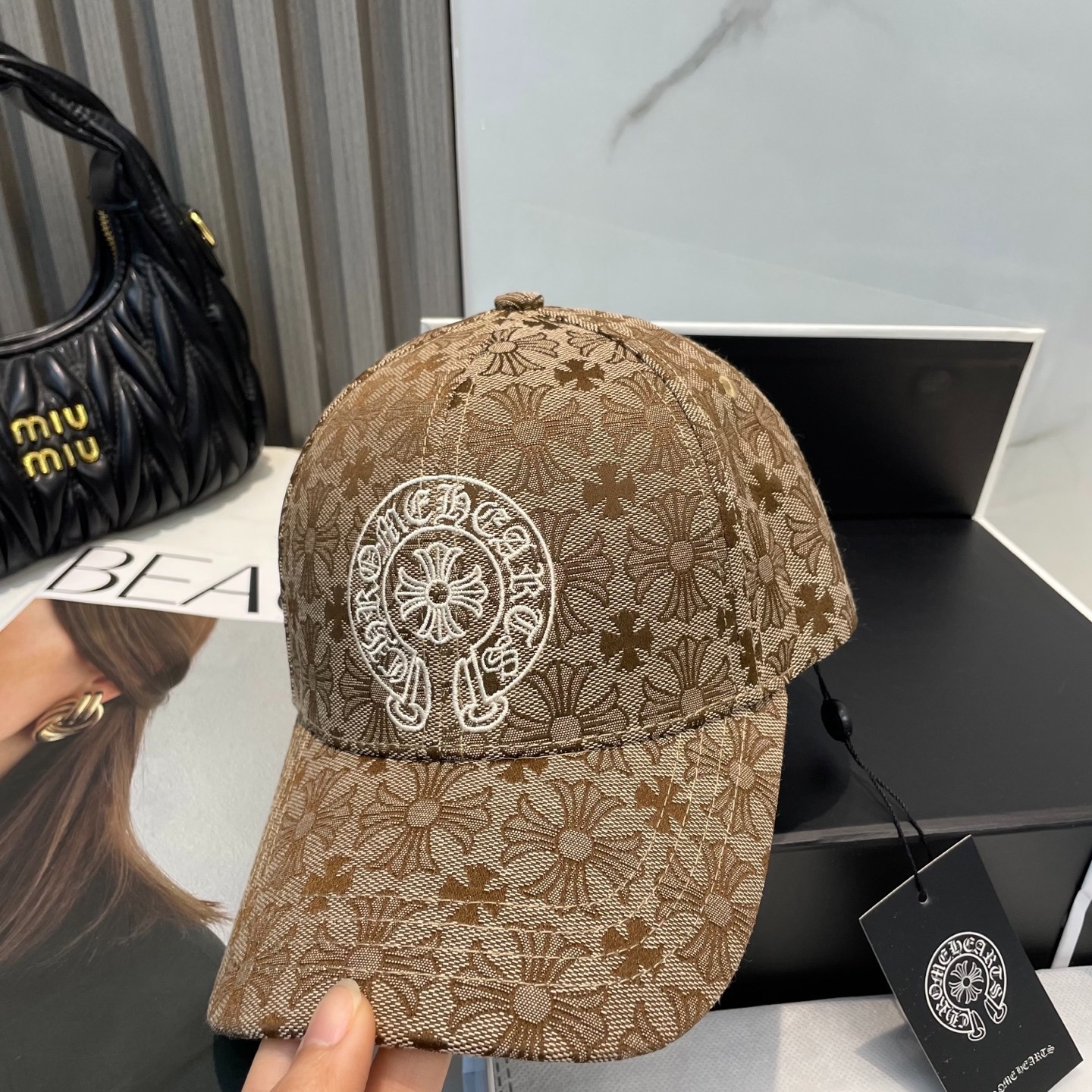 クロムハーツ「Chrome Hearts」プレミアム スナップバック キャップ