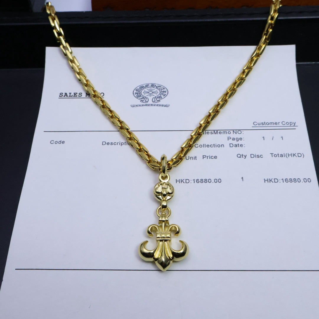 クロムハーツ「Chrome Hearts」クラシッククロスペンダントネックレス