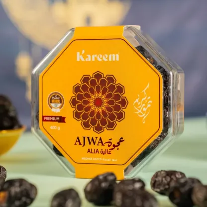 KAREEM KURMA AJWA ALIA PREMIUM L [ 400g ] DIIMPORT DARI MADINAH - STOCK BARU