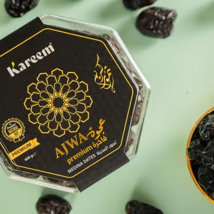 KAREEM KURMA AJWA PREMIUM L [ 600g ] DIIMPORT DARI MADINAH - STOCK BARU