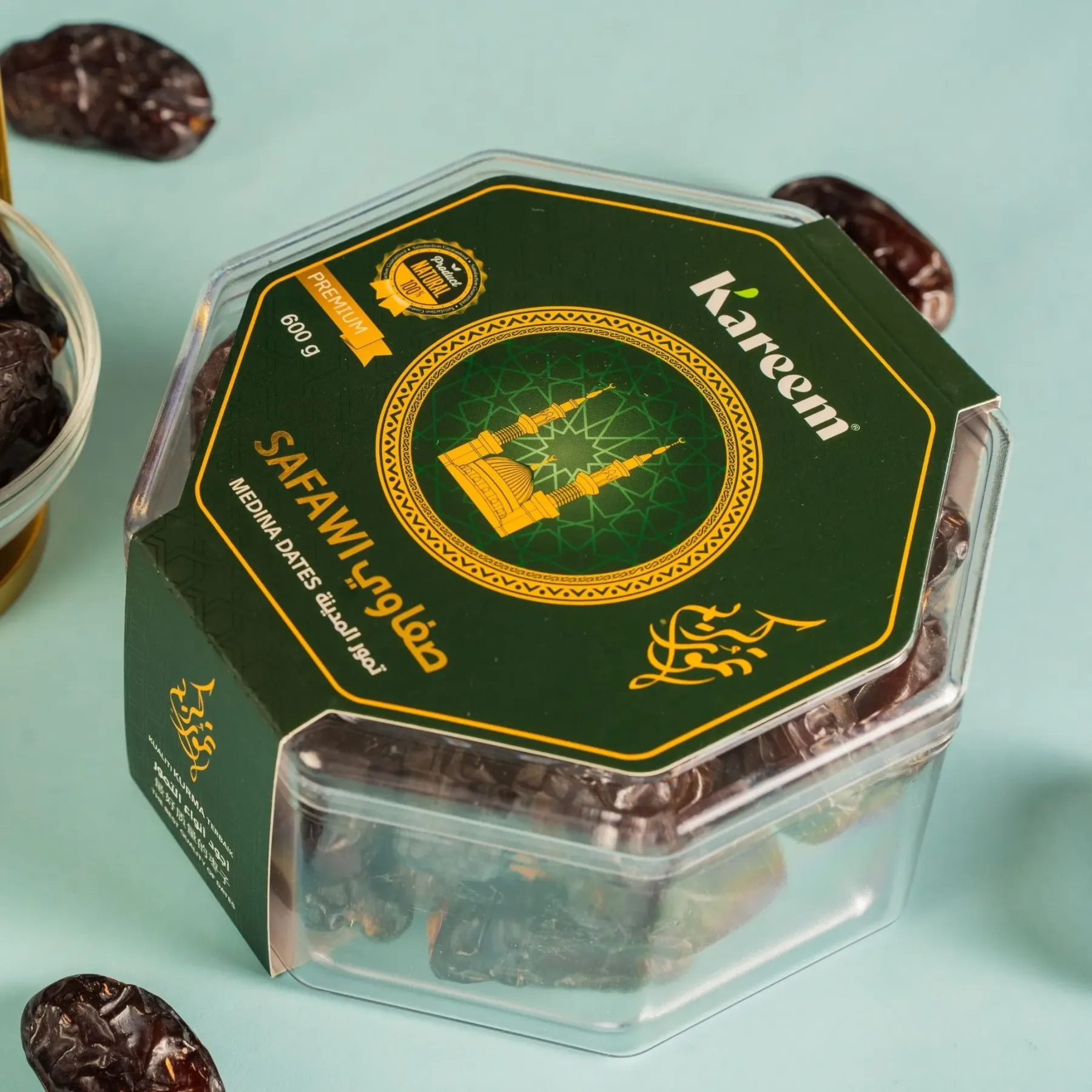 Kareem Kurma Safawi Premium L [600g] – Diimport dari Madinah, Stok Baru