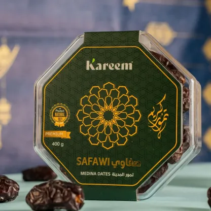 Kareem Kurma Safawi Premium L [400g] – Diimport dari Madinah, Stok Baru