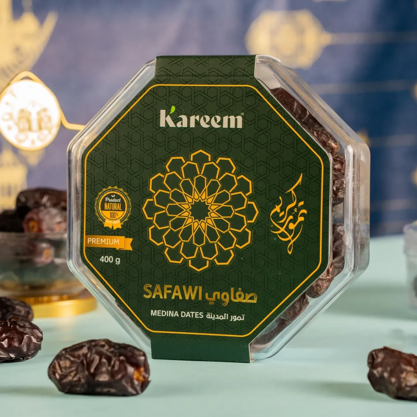 Kareem Kurma Safawi Premium L [400g] – Diimport dari Madinah, Stok Baru