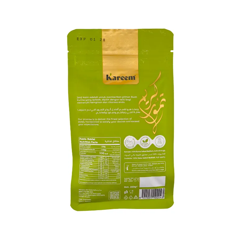 KAREEM KURMA SAFAWI PREMIUM 250g - Exclusive Pouch