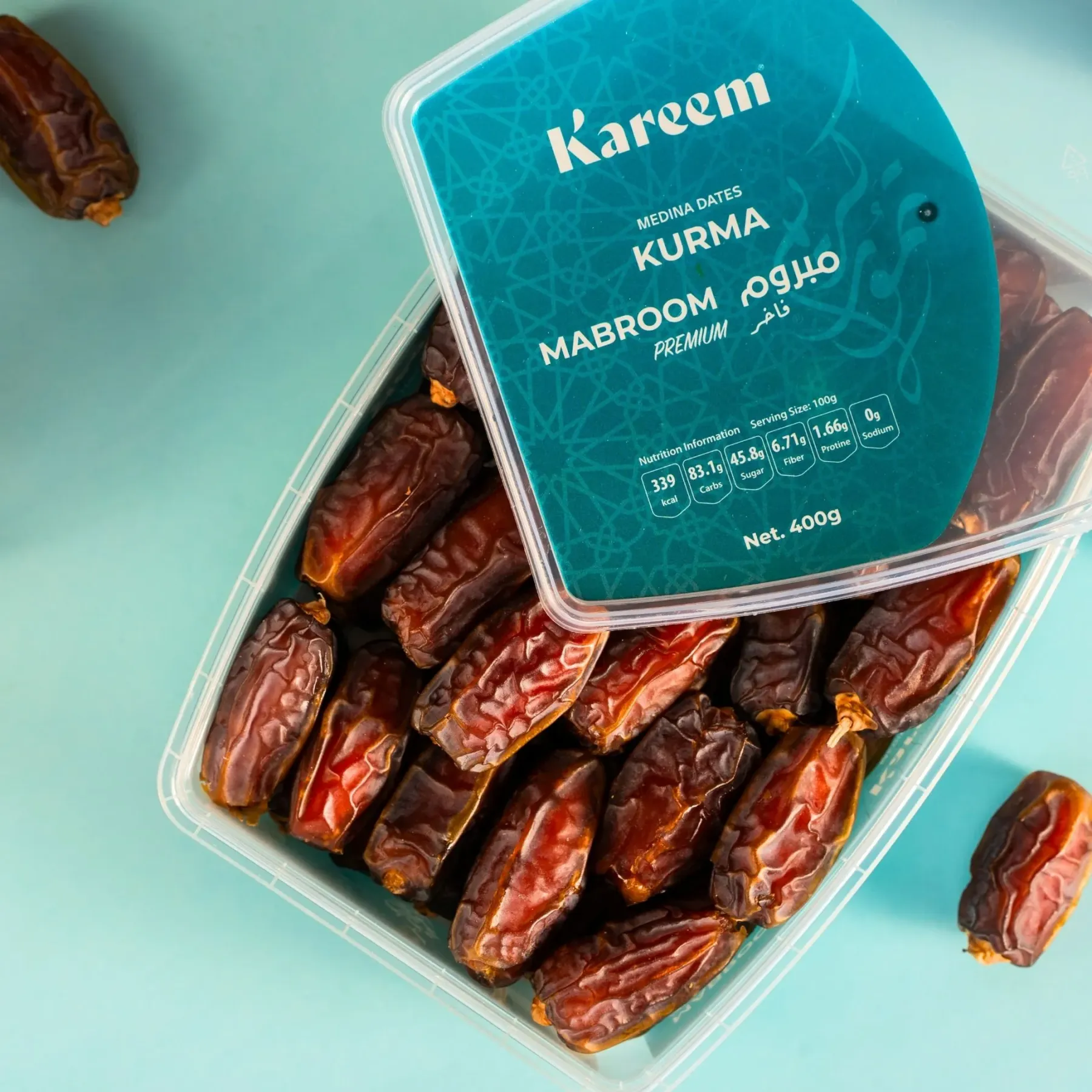 Kareem Kurma Mabroom Premium M [400g] – Stok Baru dari Madinah