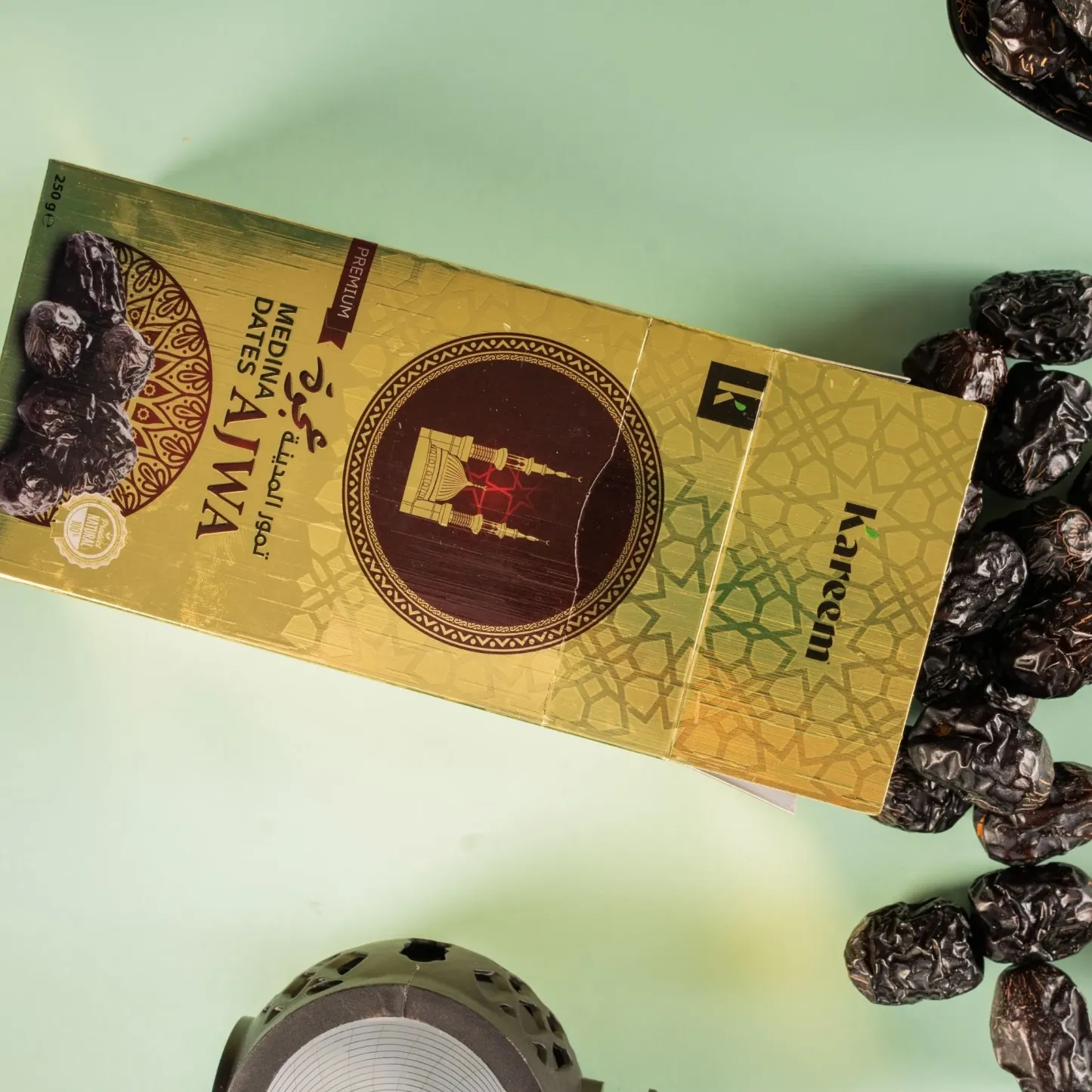 KAREEM KURMA AJWA VIP JUMBO [ 250g ] DIIMPORT DARI MADINAH - STOK BARU