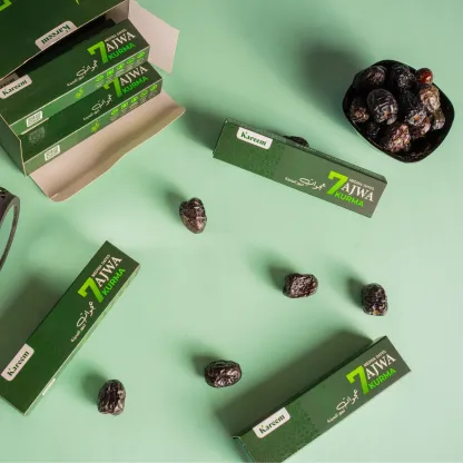 Kareem Kurma 7Ajwa Premium Large – Eksklusif Mini Packaging (7 Biji)