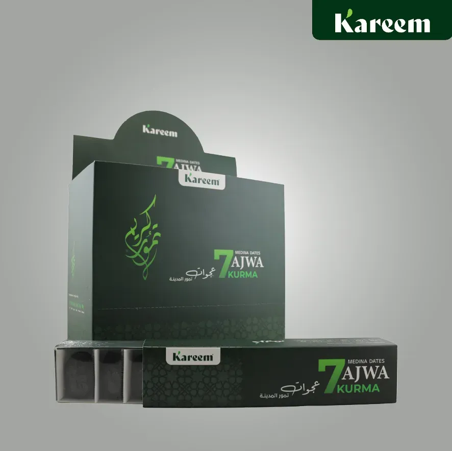 Kareem Kurma 7Ajwa Premium Large – Eksklusif Mini Packaging (7 Biji)