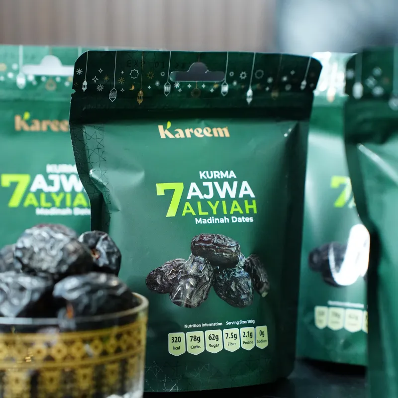 KAREEM KURMA 7 AJWA ALIYAH PREMIUM EXCLUSIVE MINI POUCH - 7 Biji