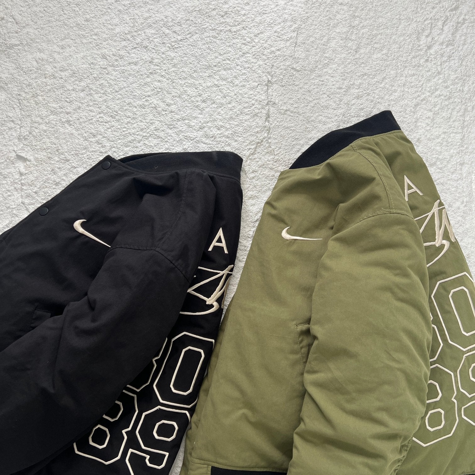 STUSSY×連名リバーシブルキルティングキルティングジャケット