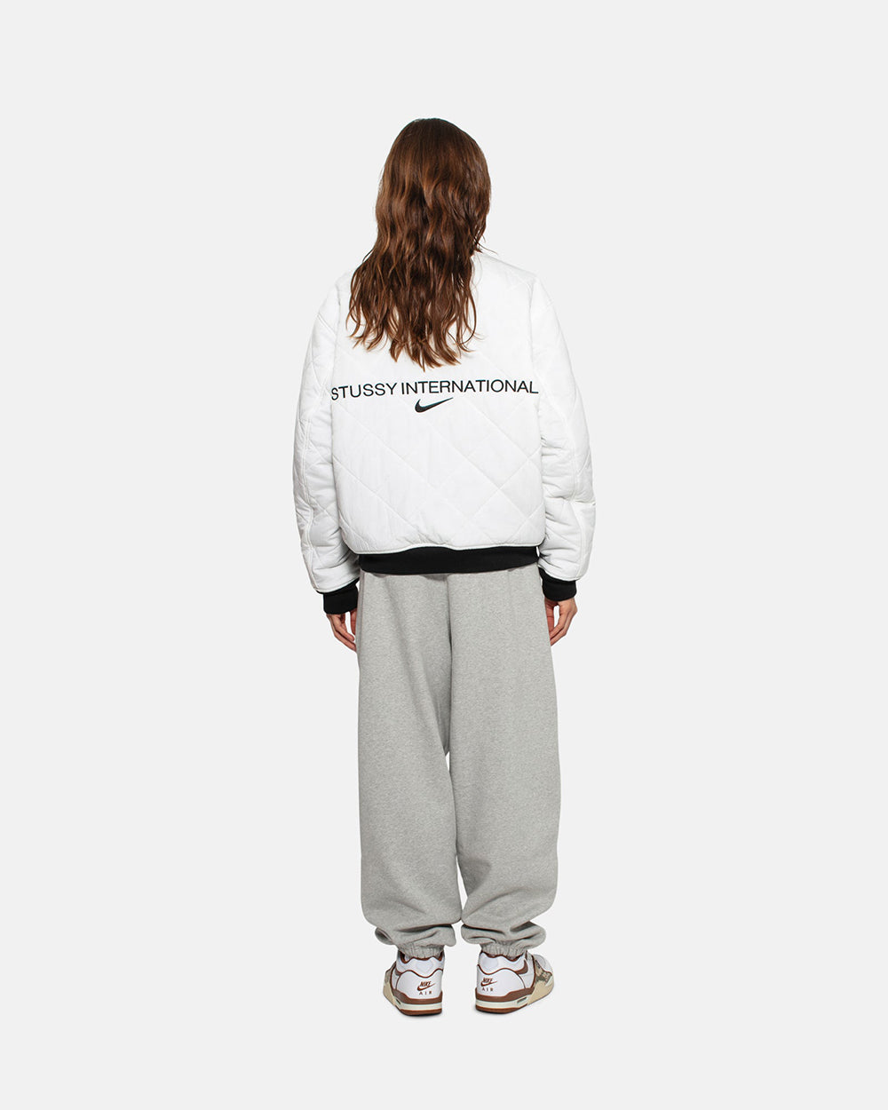 STUSSY×連名リバーシブルキルティングキルティングジャケット