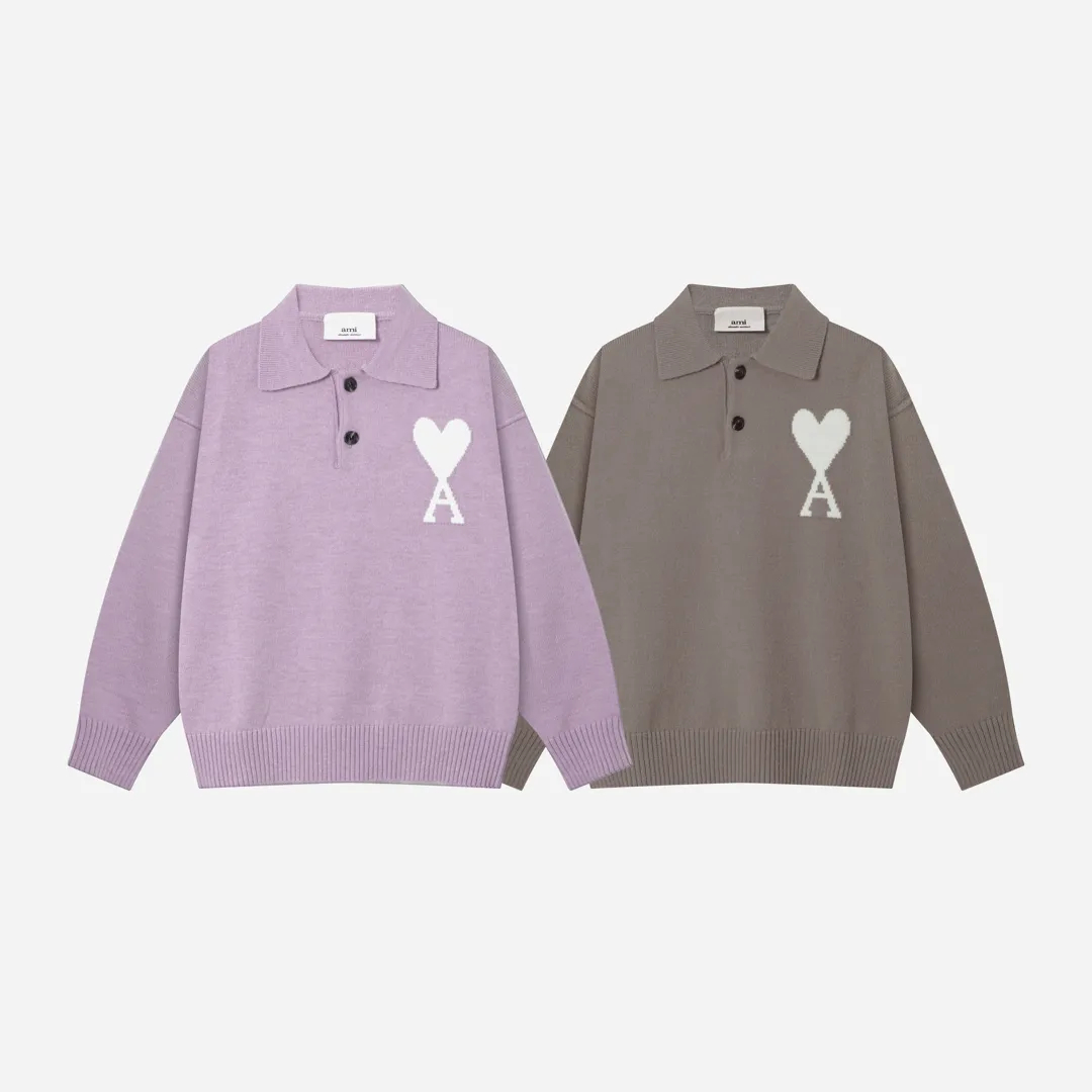 AMI PARIS（アミ パリス） プルオーバー セーター 男女兼用ロゴニット