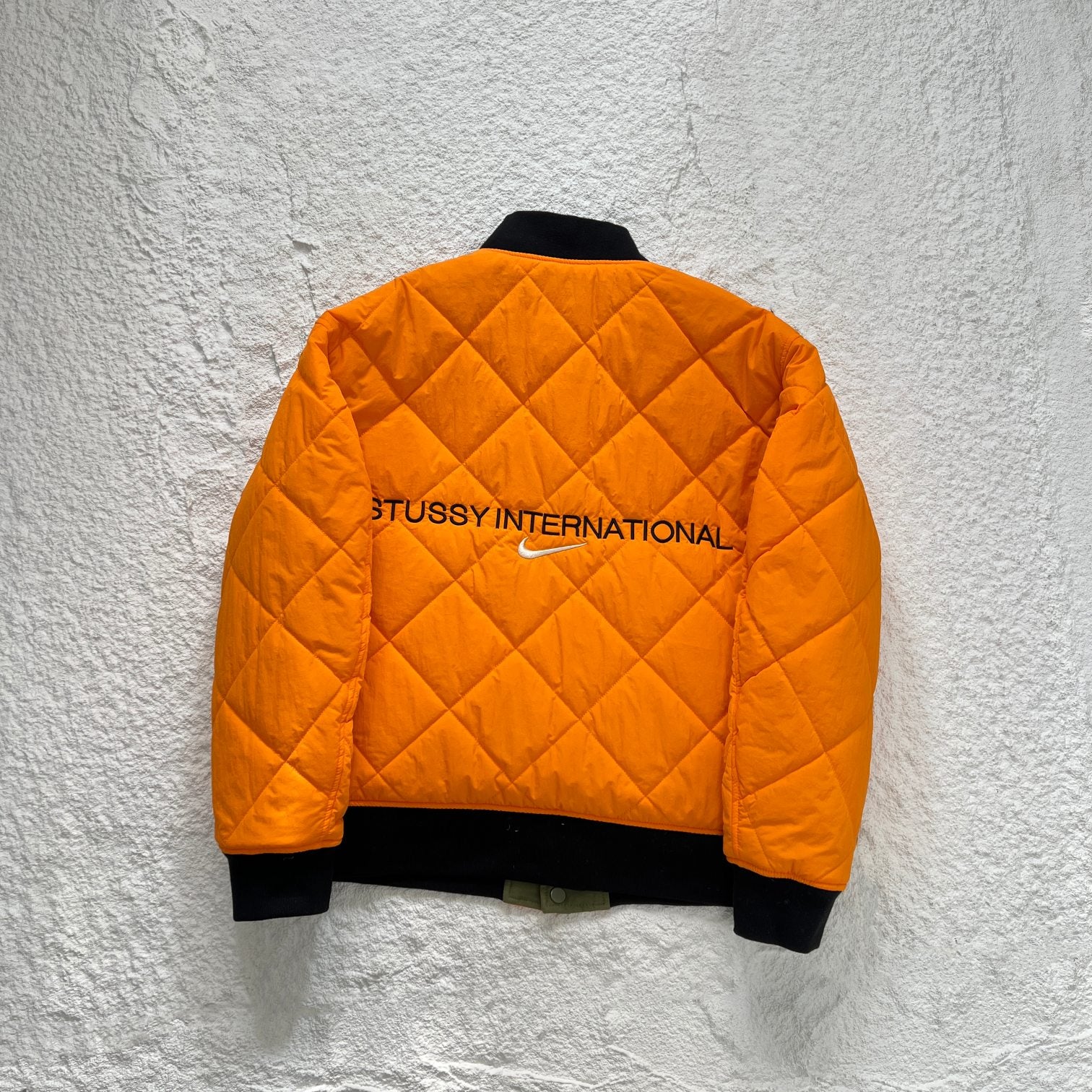 STUSSY×連名リバーシブルキルティングキルティングジャケット