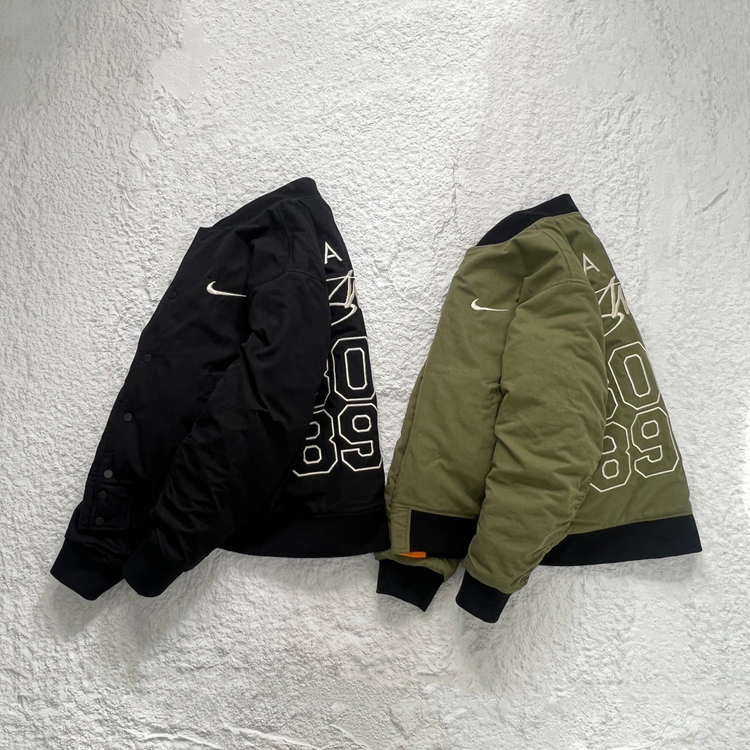 STUSSY×連名リバーシブルキルティングキルティングジャケット