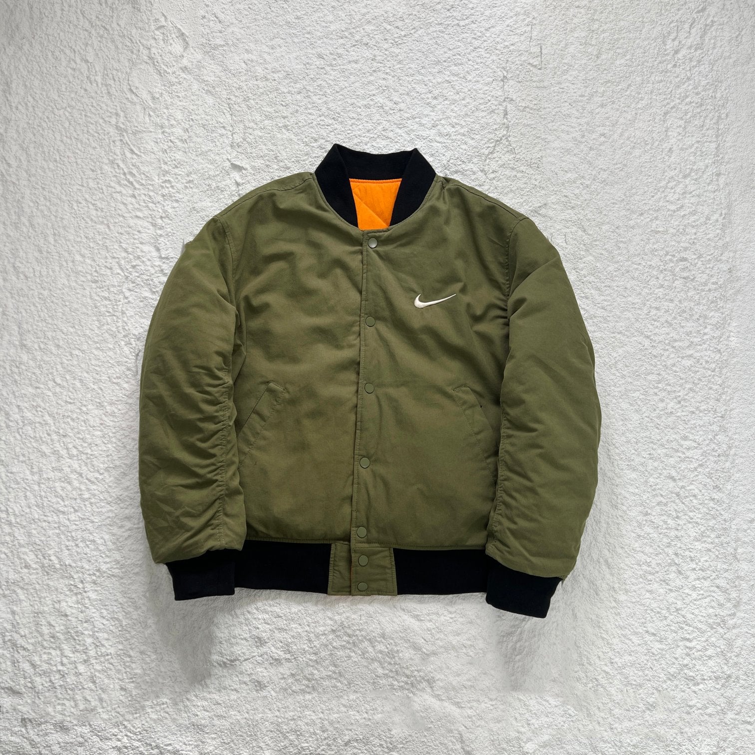 STUSSY×連名リバーシブルキルティングキルティングジャケット