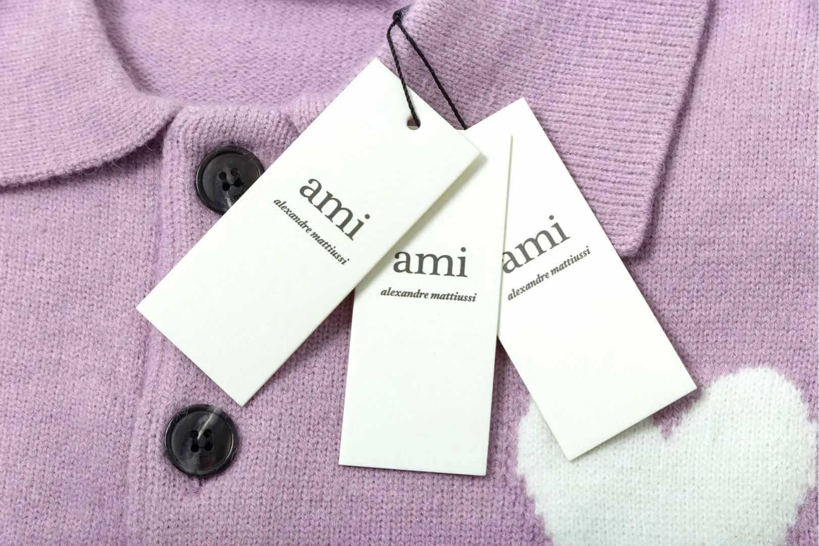 AMI PARIS（アミ パリス） プルオーバー セーター 男女兼用ロゴニット