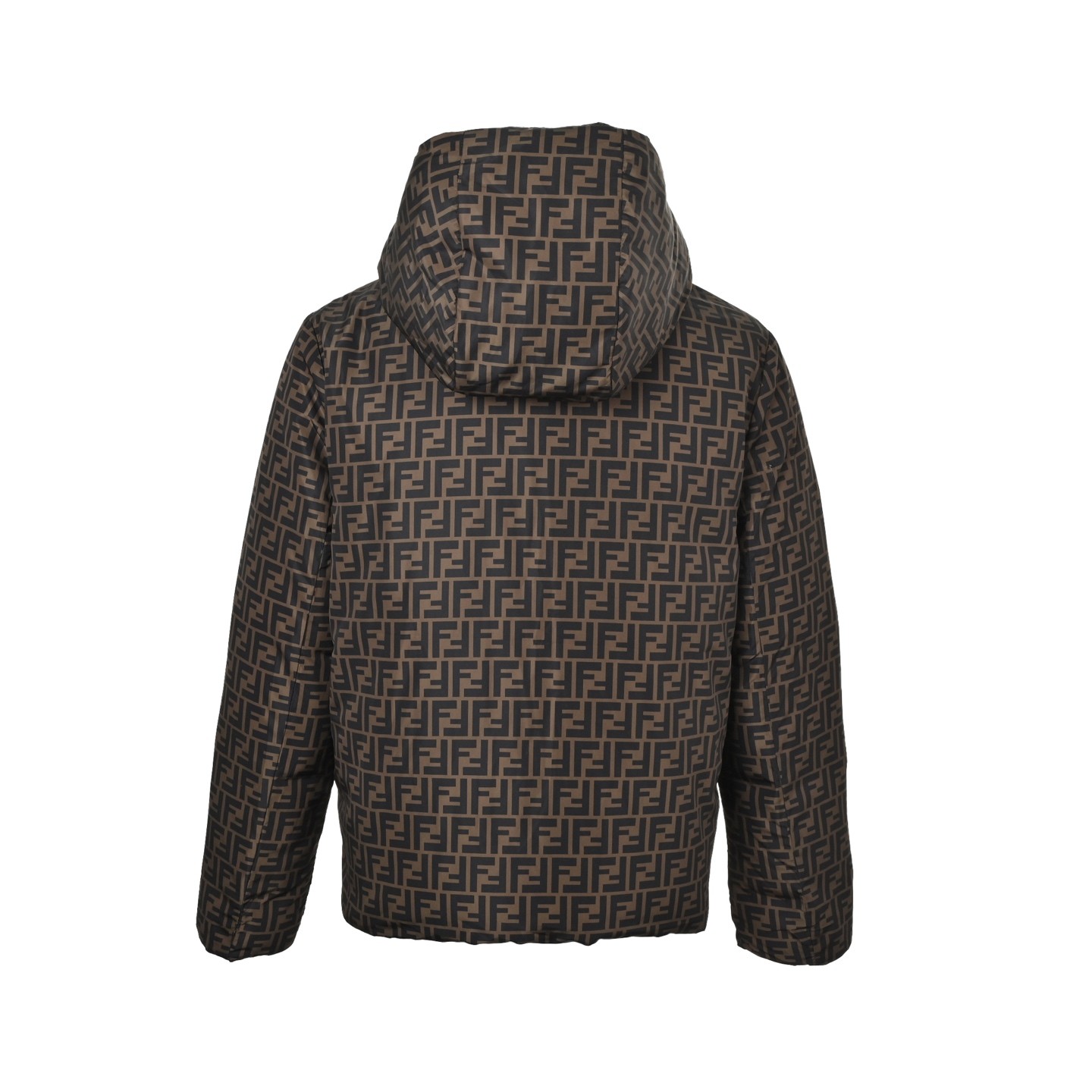 Fendi フェンディ FFレトロ柄両面着用フーデッドダウンジャケット
