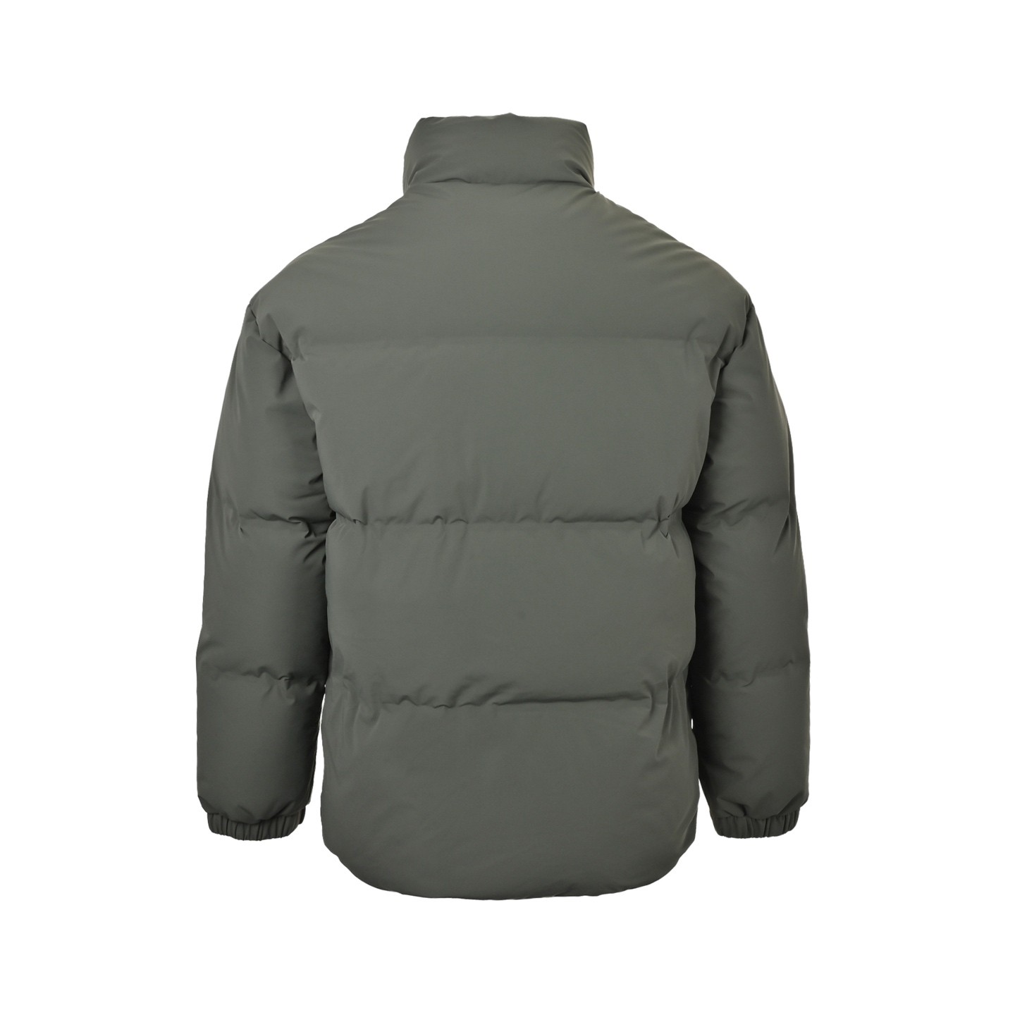 PRADA プラダ ブラック 再生ナイロン 撞色リブコollar ダウンジャケット