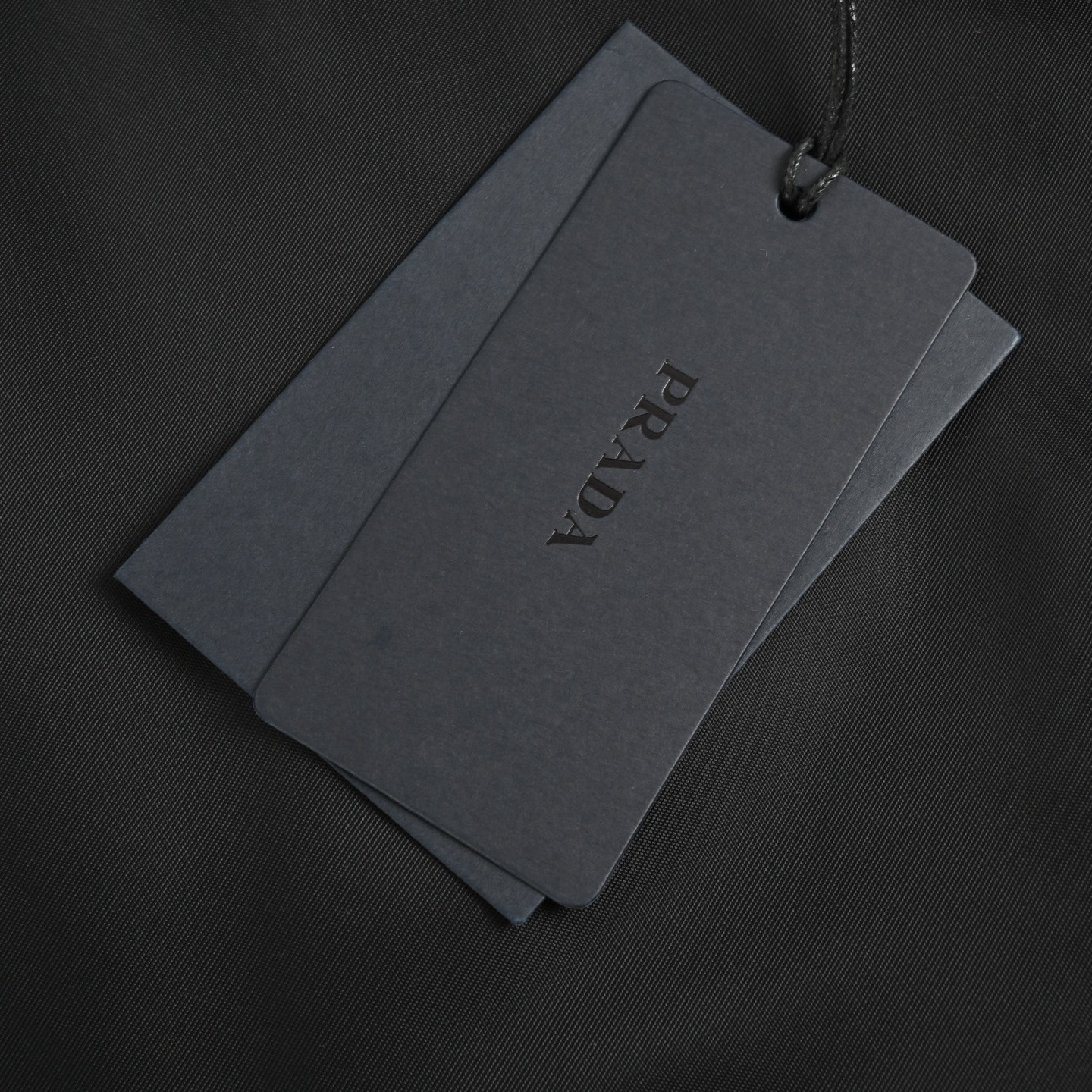 PRADA プラダ ナイロンジッパーカラーコントラストフーデッドダウンジャケット