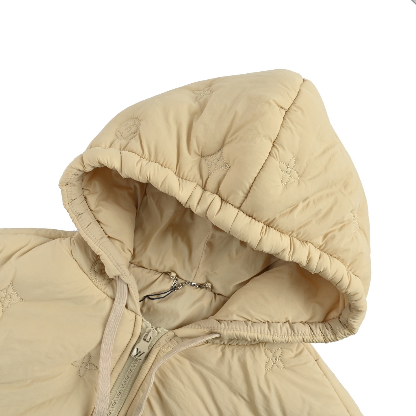 Louis Vuitton ルイ・ヴィトン 老花刺繍フード付き棉服外套 116370003