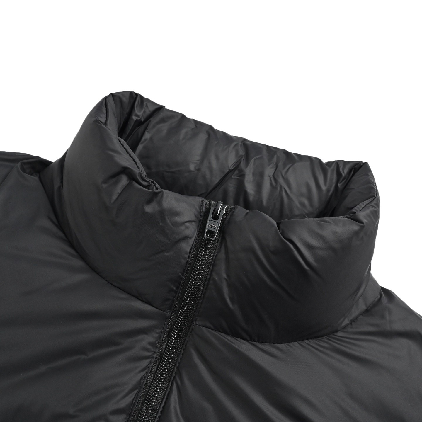 Balenciaga バレンシアガ リングロゴ ハイネック ダウンジャケット ダークグレー ブラック