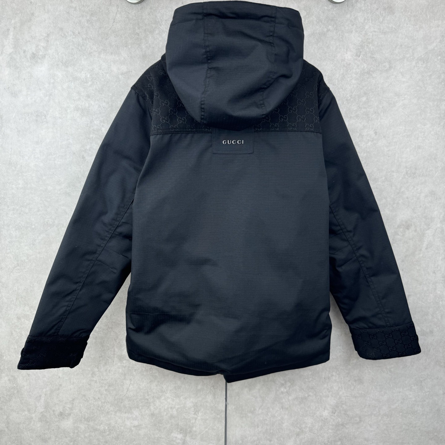 GUCCI グッチ 2025 FW秋冬新作 フード付き防風ロングスリーブダウンジャケット