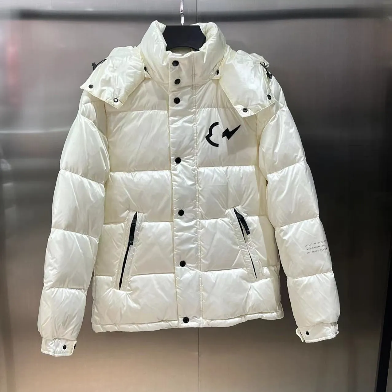 Moncler モンクレール X Fragment フーデッドダウンジャケット KEIDH ブラック