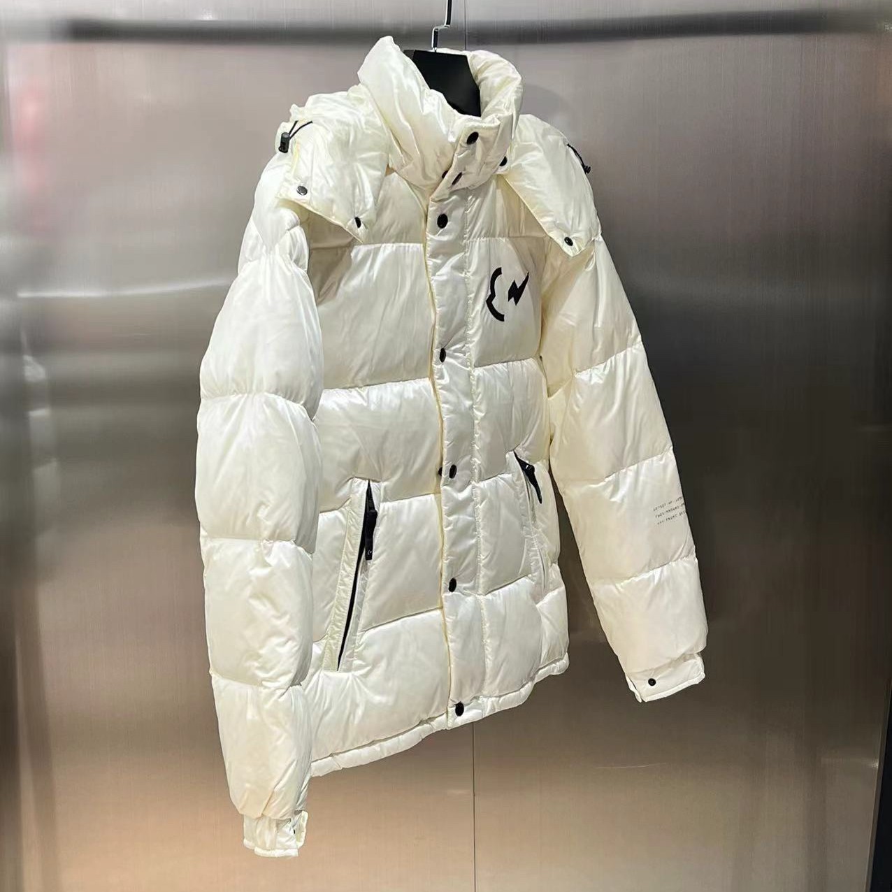 Moncler モンクレール X Fragment フーデッドダウンジャケット KEIDH ブラック