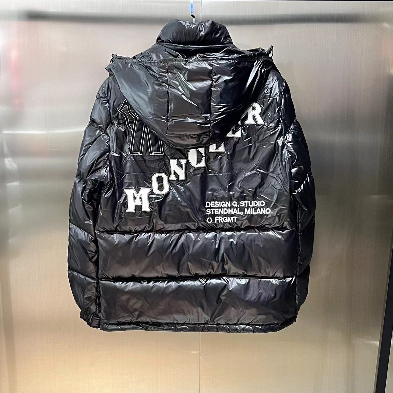 Moncler モンクレール X Fragment フーデッドダウンジャケット KEIDH ブラック
