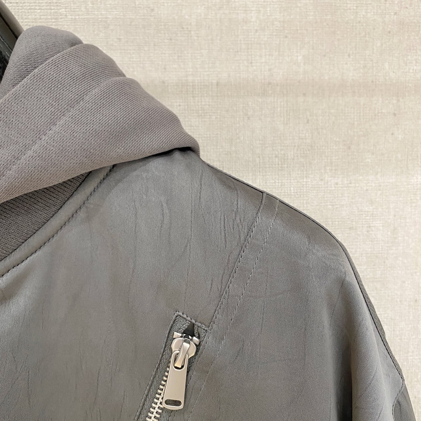 DIOR ディオール フード付きダウンジャケット ブラック/シルバー