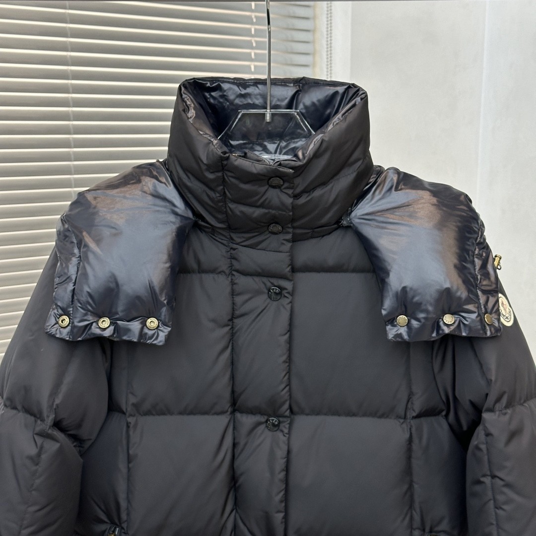 Moncler モンクレール リットシリーズ 2025秋冬新作 ブラックチョコレート 修身ダウンジャケット レディース