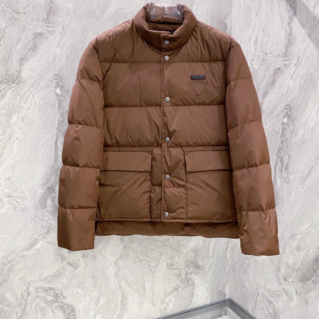PRADA プラダ ダウンジャケット ブラウン