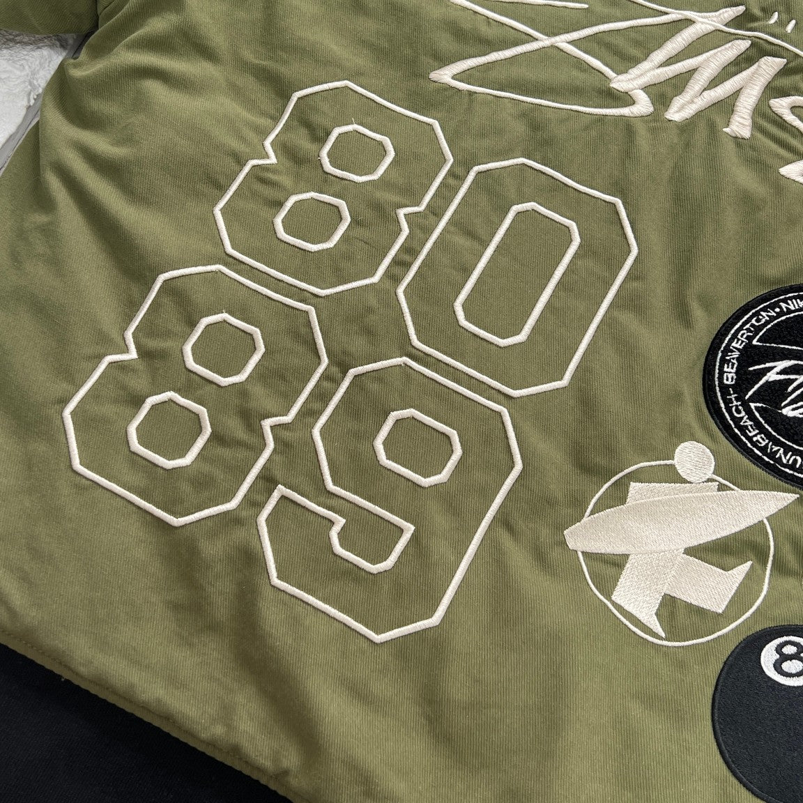 STUSSY×連名リバーシブルキルティングキルティングジャケット