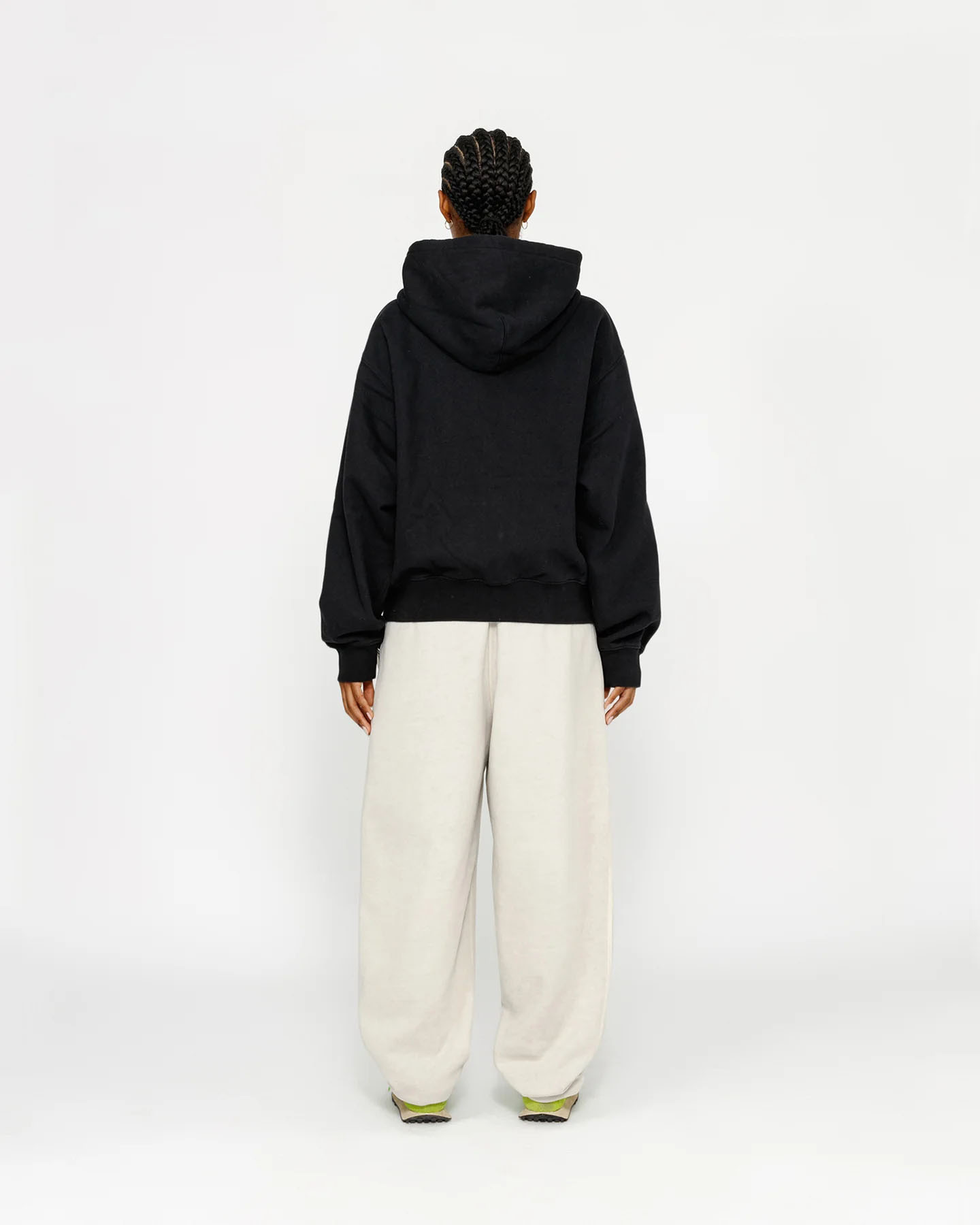 ★ステューシー★XStussy Full Zip Washed Fleece Hoodie★