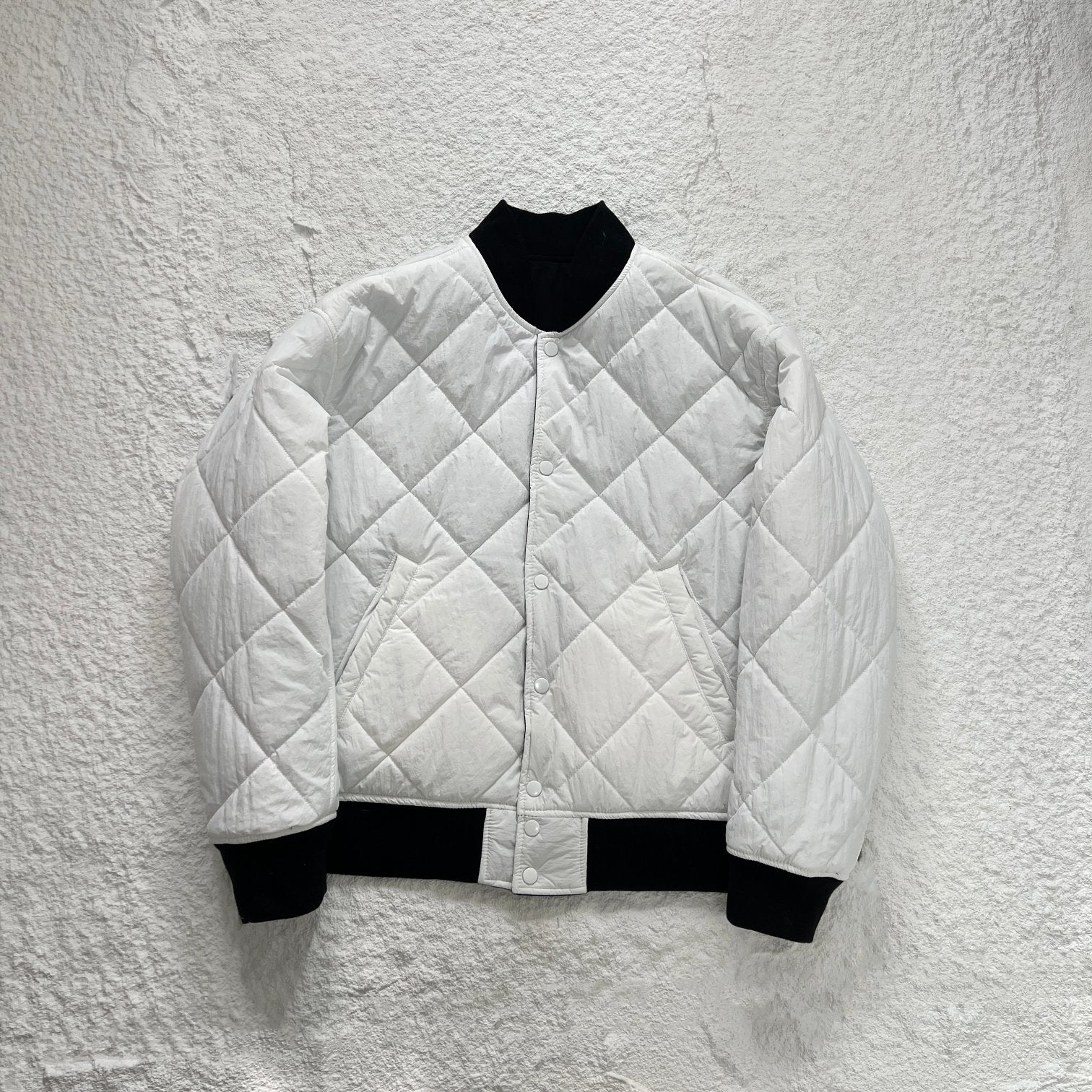 STUSSY×連名リバーシブルキルティングキルティングジャケット